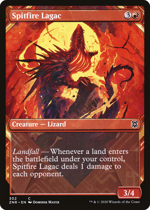 Spitfire Lagac (ZNR-302) - common: (Showcase) - Foil