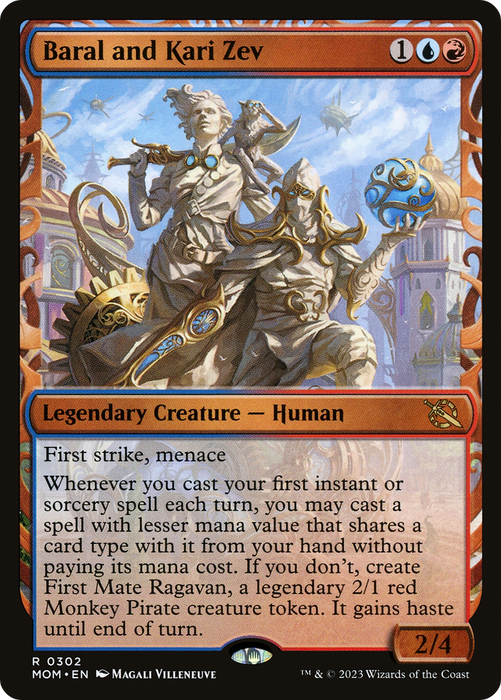 Baral and Kari Zev (MOM-302) - rare: (Showcase) - Foil