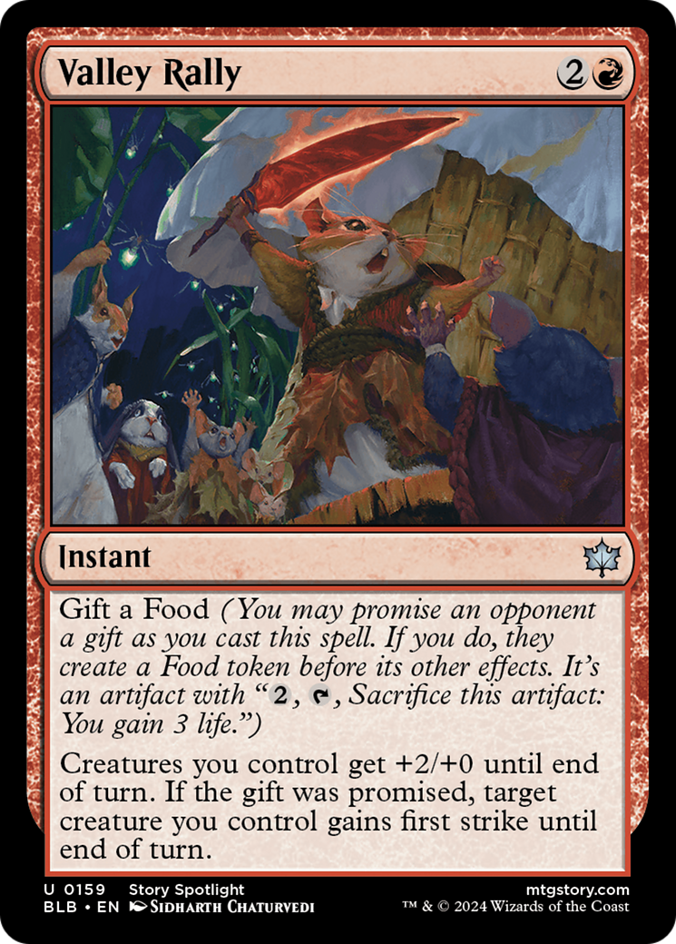 Valley Rally (BLB-159) - uncommon