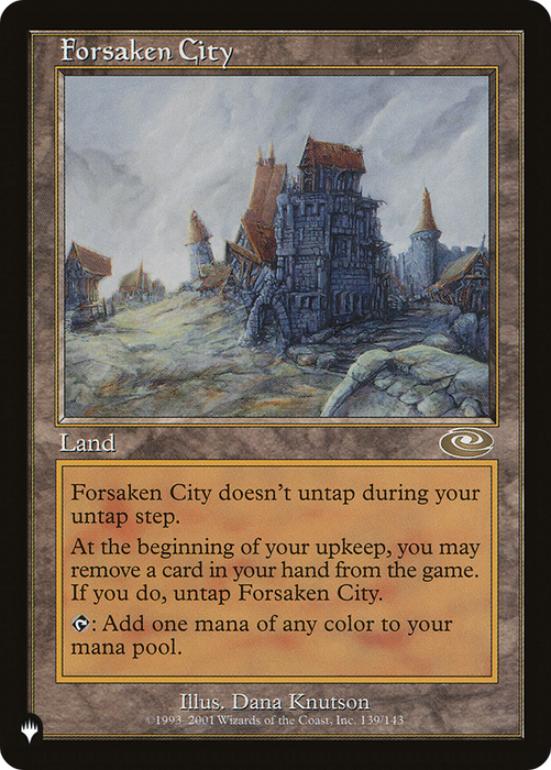 Forsaken City (LIST-PLS-139) - rare