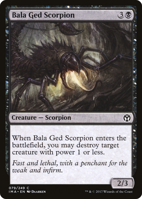 Bala Ged Scorpion (IMA-079) - common