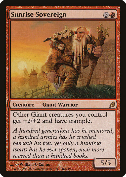 Sunrise Sovereign (LRW-192) - rare - Foil