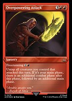 Overpowering Attack (ACR-218) - uncommon - Etched Foil