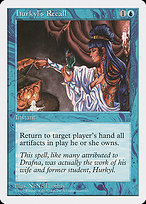 Hurkyl's Recall (5ED-093) - rare
