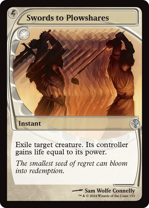 Swords to Plowshares (MB2-153) - uncommon