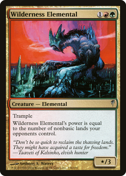 Wilderness Elemental (CSP-134) - uncommon - Foil