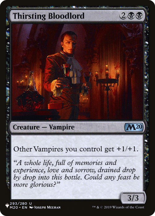 Thirsting Bloodlord (LIST-M20-293) - uncommon