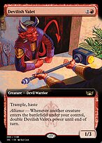Devilish Valet (PRM-99741) - rare - Foil