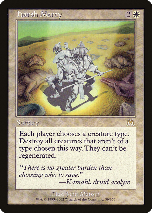 Harsh Mercy (ONS-039) - rare - Foil
