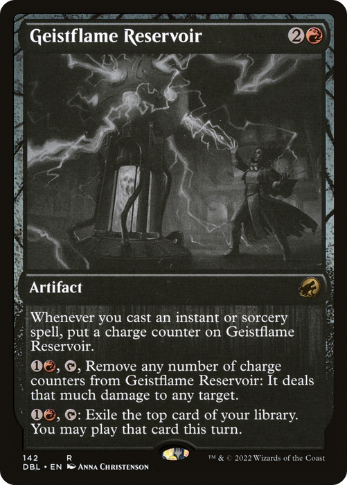 Geistflame Reservoir (DBL-142) - rare - Foil