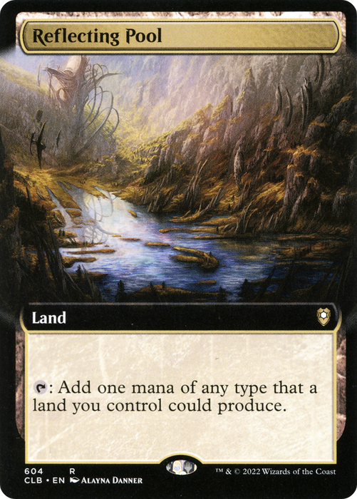Reflecting Pool (CLB-604) - rare: (Extended Art) - Foil