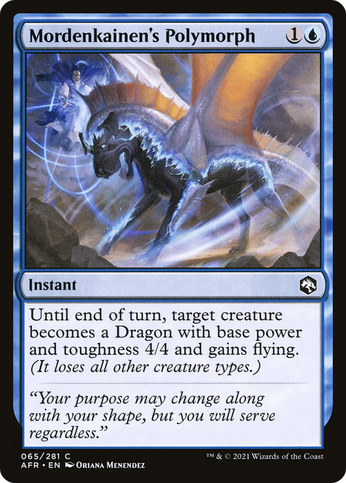 Mordenkainen's Polymorph (AFR-065) - common - Foil