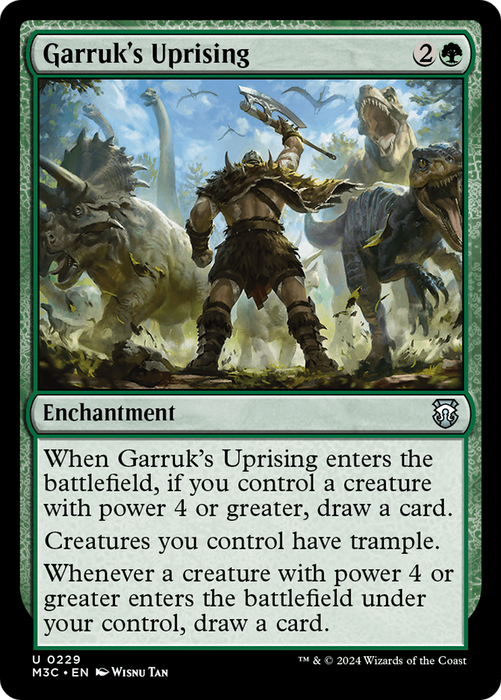 Garruk's Uprising (M3C-229) - uncommon