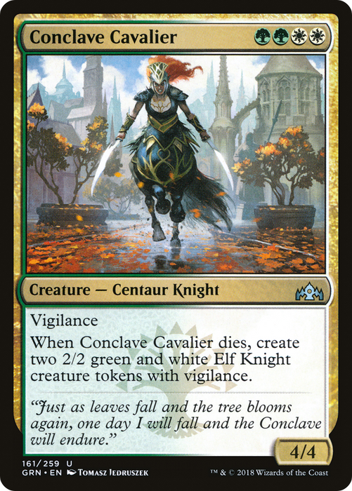 Conclave Cavalier (GRN-161) - uncommon - Foil
