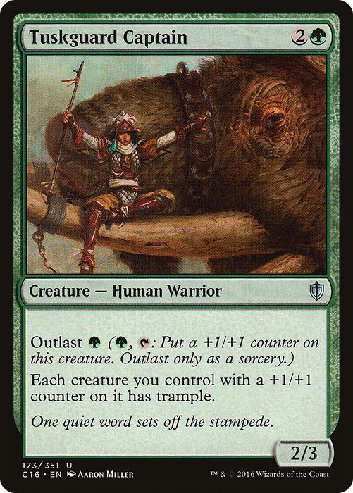 Tuskguard Captain (C16-173) - uncommon