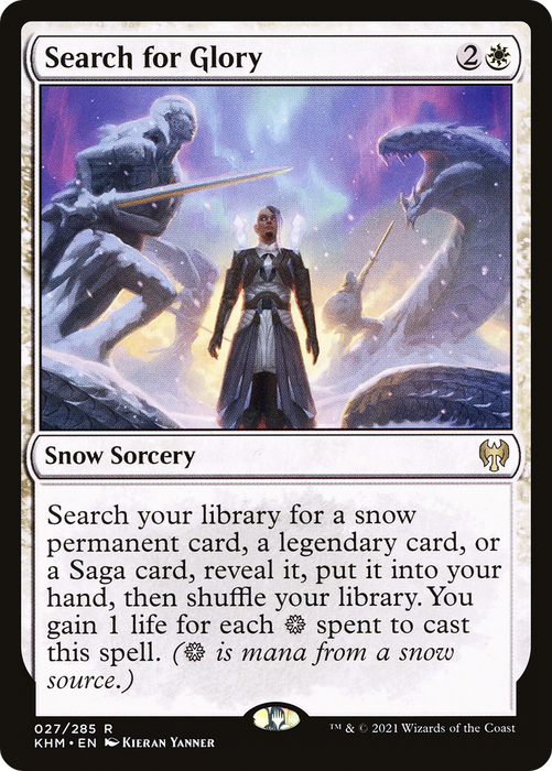 Search for Glory (KHM-027) - rare: (snow) - Foil