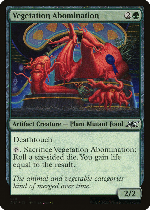 Vegetation Abomination (UNF-446) - common - Foil