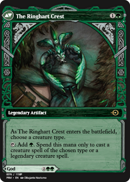 Kolvori, God of Kinship // The Ringhart Crest (PRM-88348) - rare - Foil