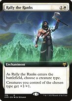 Rally the Ranks (KHM-336) - rare: (Extended Art)