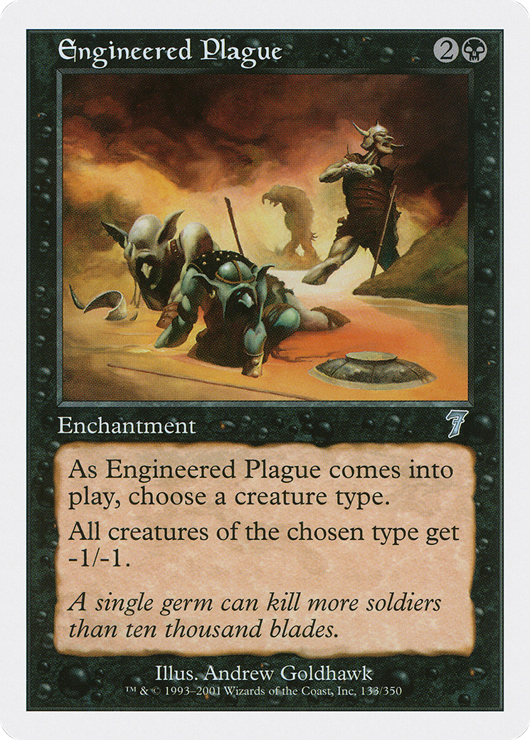 Engineered Plague (7ED-133) - uncommon