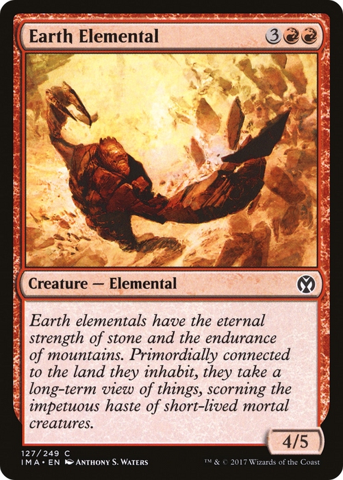 Earth Elemental (IMA-127) - common - Foil