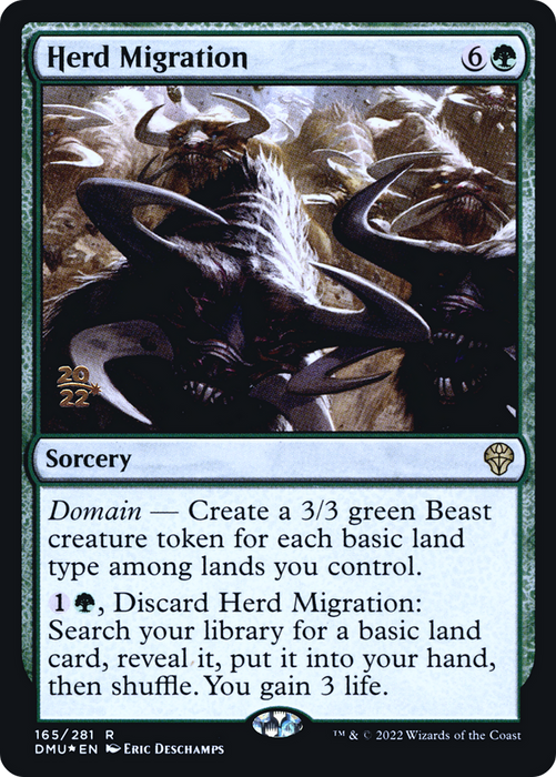 Herd Migration (PRE-165S) - rare - Foil