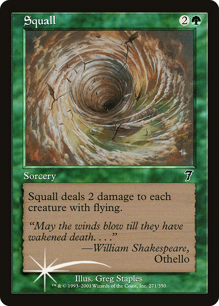 Squall (7ED-271★) - common - Foil