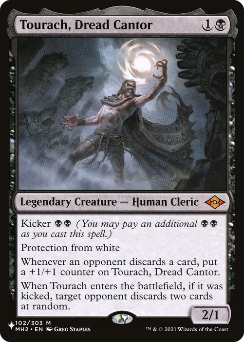 Tourach, Dread Cantor (LIST-MH2-102) - mythic