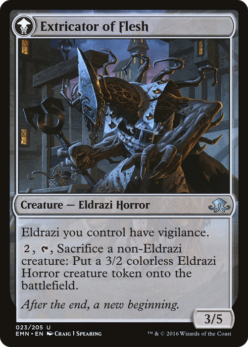 Extricator of Sin // Extricator of Flesh (EMN-023) - uncommon: (mooneldrazidfc)