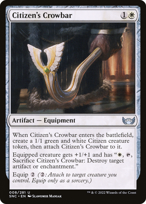 Citizen's Crowbar (SNC-008) - uncommon - Foil
