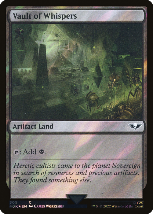 Vault of Whispers (40K-305★) - common - Foil