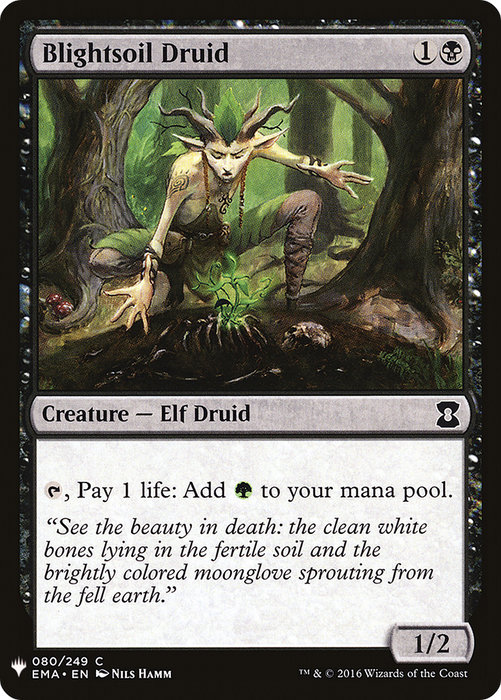 Blightsoil Druid (LIST-EMA-80) - common