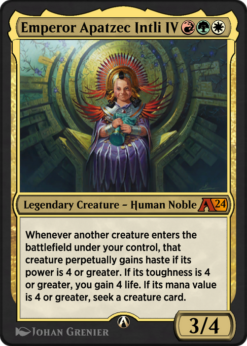 Emperor Apatzec Intli IV (YOTJ-021) - mythic