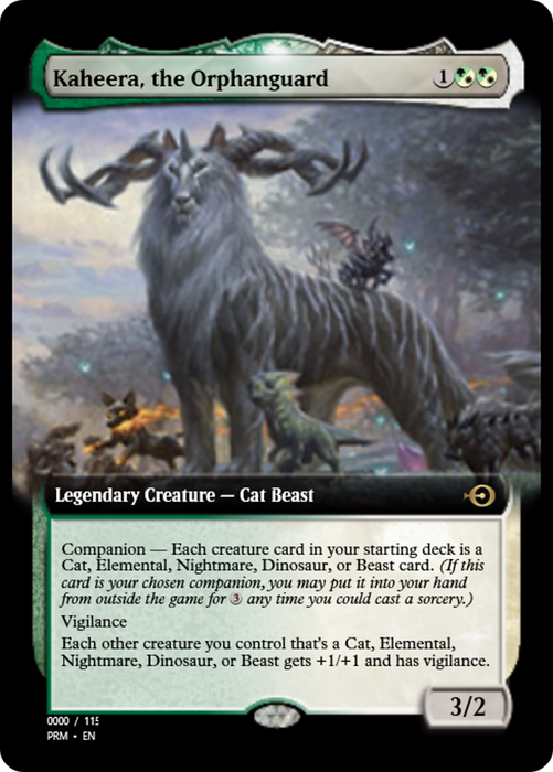 Kaheera, the Orphanguard (PRM-80861) - rare: (companion) - Foil