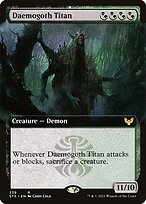 Daemogoth Titan (STX-339) - rare: (Extended Art) - Foil