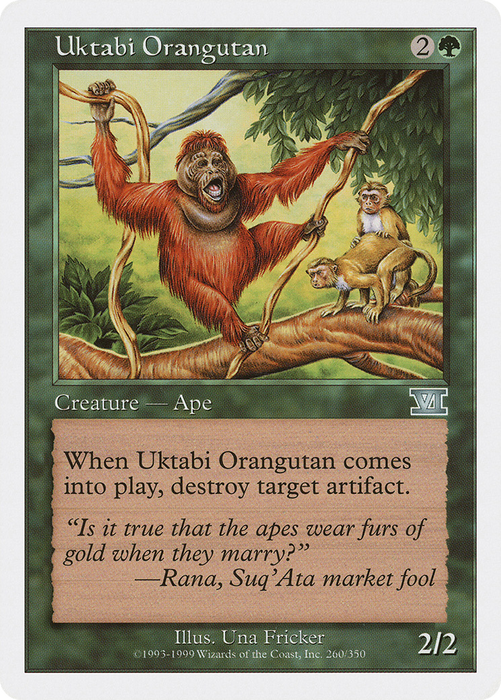 Uktabi Orangutan (6ED-260) - uncommon