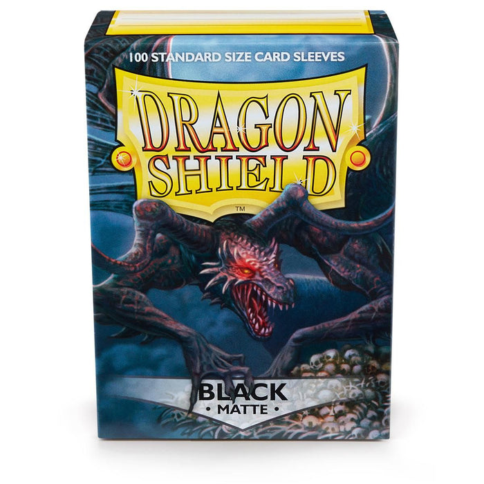 Protecteurs de cartes: Dragon Shield Standard 100ct - Black (Matte)