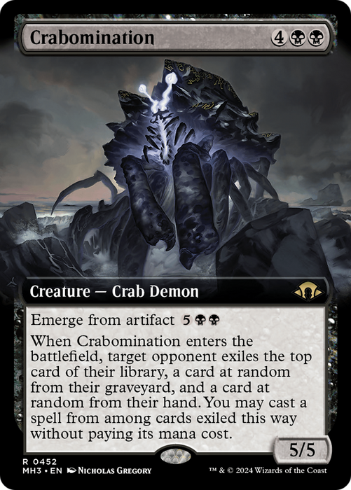 Crabomination (MH3-452) - rare: (Extended Art)