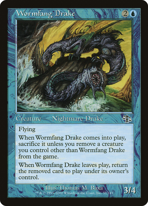 Wormfang Drake (JUD-057) - common - Foil