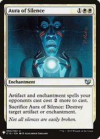 Aura of Silence (LIST-C15-60) - uncommon