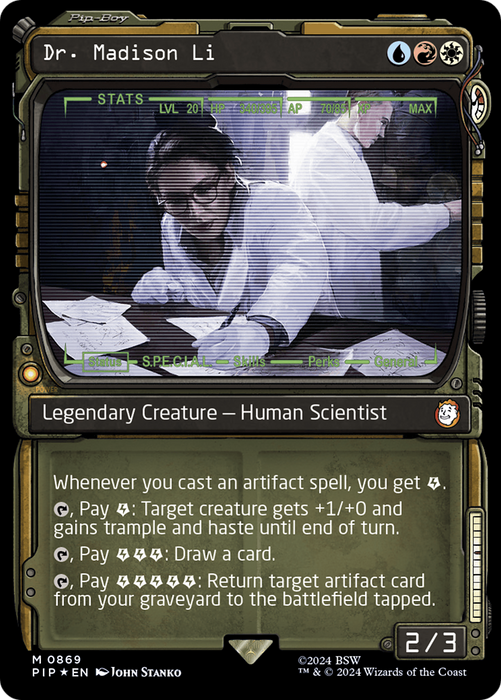 Dr. Madison Li (PIP-869) - mythic: (Showcase) - Foil