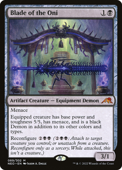 Blade of the Oni (NEO-089) - mythic - Foil