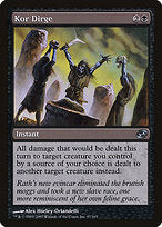 Kor Dirge (PLC-087) - uncommon: (colorshifted) - Foil