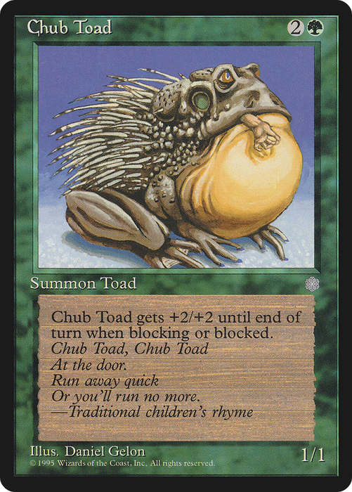 Chub Toad (ICE-229) - common