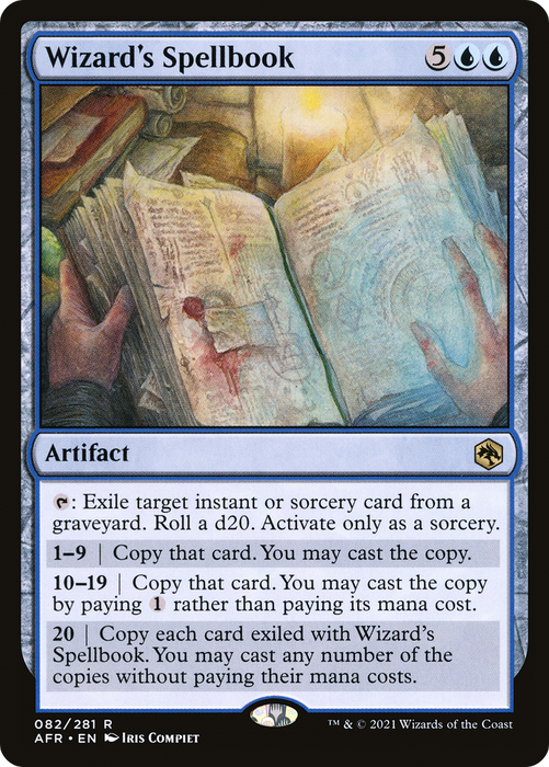 Wizard's Spellbook (AFR-082) - rare - Foil