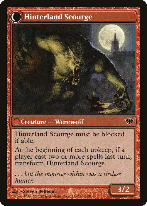 Hinterland Hermit // Hinterland Scourge (DKA-094) - common: (Double Faced Transform) - Foil