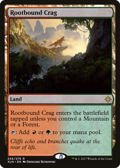 Rootbound Crag (XLN-256) - rare - Foil