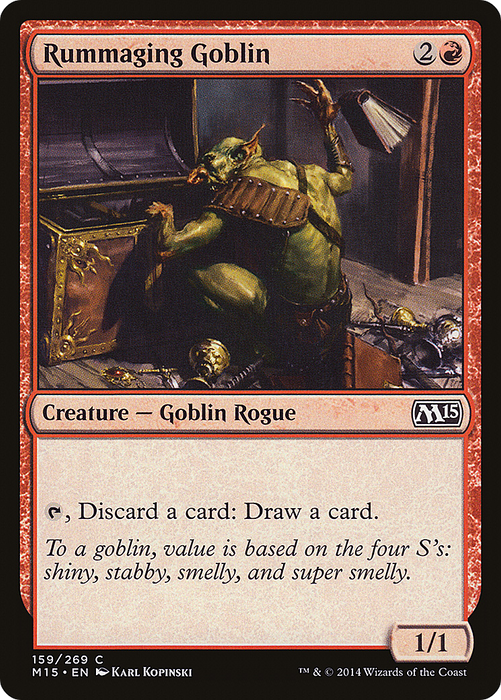 Rummaging Goblin (M15-159) - common