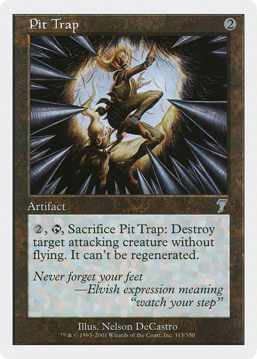 Pit Trap (7ED-313) - uncommon