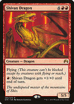 Shivan Dragon (ORI-285) - rare